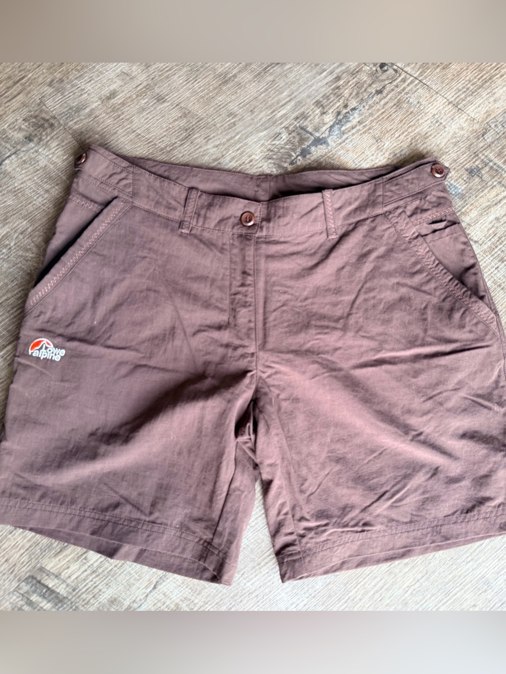 Lowe Alpine Women’s XXL Hiking Outdoor Shorts Brown Lightweight Utility